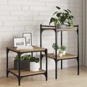 vidaXL Scaffale 4 pcs Marrone 40 x 40 x 1.5 cm Legno multistrato