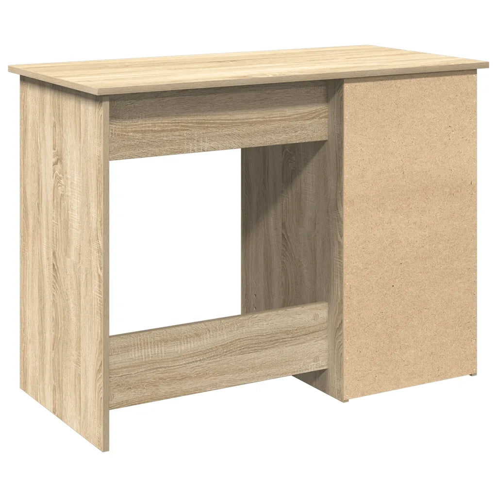 Scrivania | Tavolo da Ufficio Rovere Sonoma 102x50x75 cm in Legno Multistrato