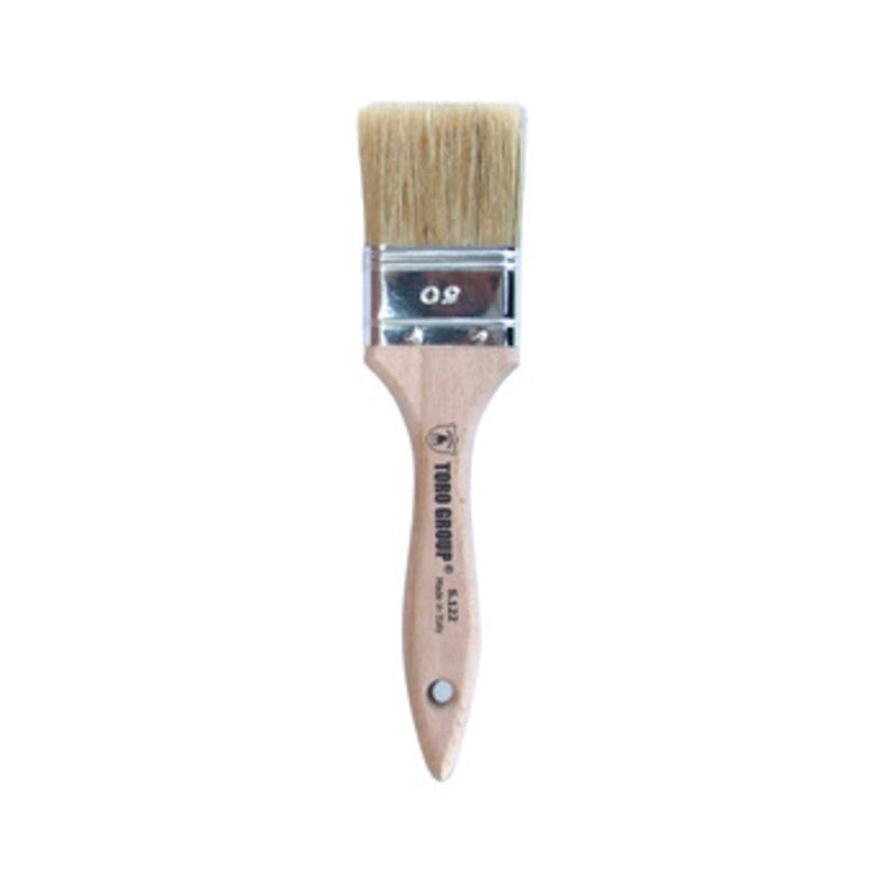 PENNELLESSA BIONDA MANICO LEGNO S.122 50 MM- 12,0 pz