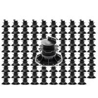Set 100 supporti per pavimenti galleggianti, altezza regolabile 60-128mm Max 2700 kg, Pavimenti Decking