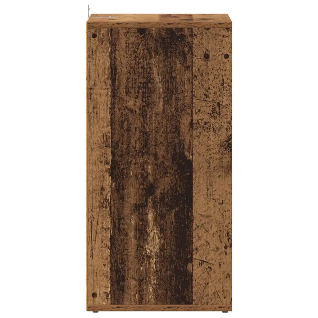 Scarpiere 2 pz | Mobile per scarpe Legno Antico 32x35x70 cm in Legno Multistrato