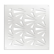WINDSHELL - Pannello in PVC traforato - Parasole Misura: 73x73 cm, Colore: bianco