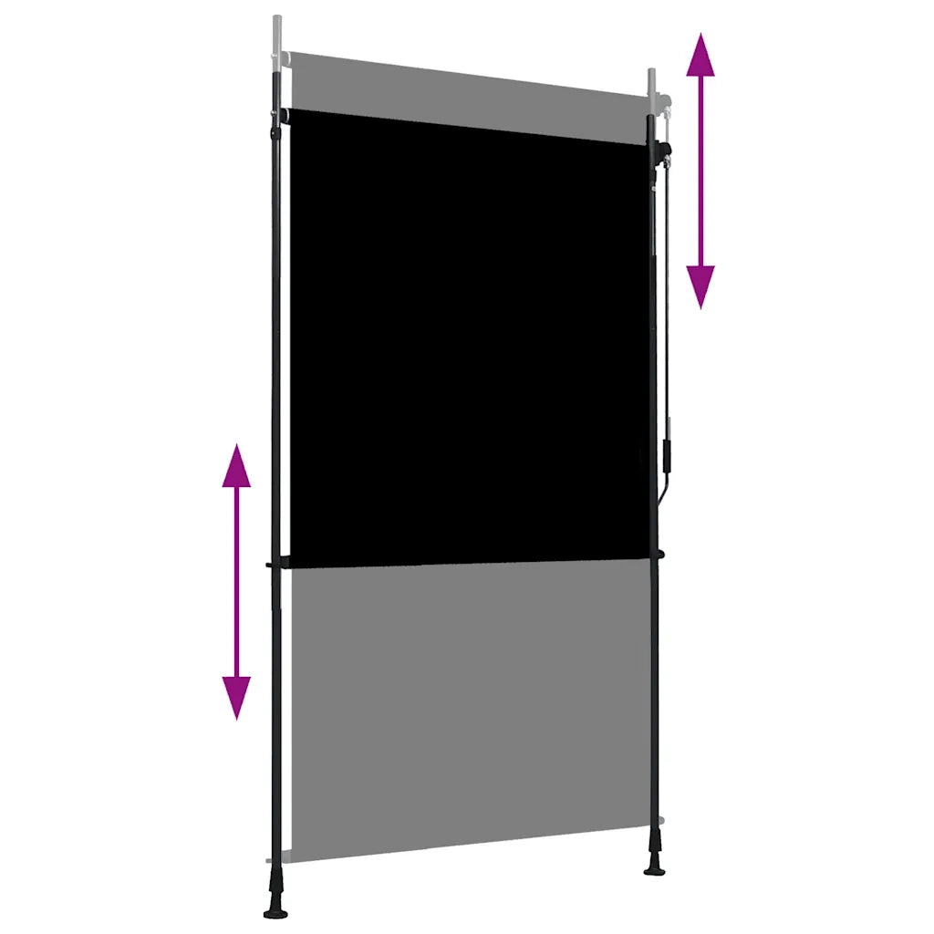 Tenda a Rullo per Esterni 120x270 cm Antracite  cod mxl 53170