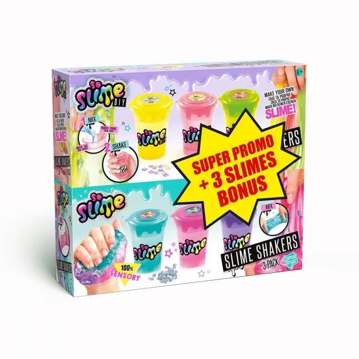 Canal Toys - Shaker per slime 3 + 3 bonus
