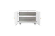 Mobile contenitore per stampante in metallo con ripiano regolabile e 4 ruote per ufficio 67×67×16.5 cm