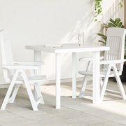 Tavolo da Giardino Bianco 78x75x72 cm in Plastica 48802