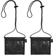 Borsa con chiusura a righello - Impermeabile - Adatta per documenti - Borsa per chiavi - Tasca per riporre oggetti - Fatto di poliestere - Ideale per viaggi - Borsa portachiavi