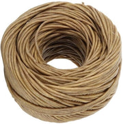 Fili di cera biologica per candele - Hennep - Smalto di cera d'api - 200 metri - 1,2 mm - Adatto per la produzione di candele - Fili di cera