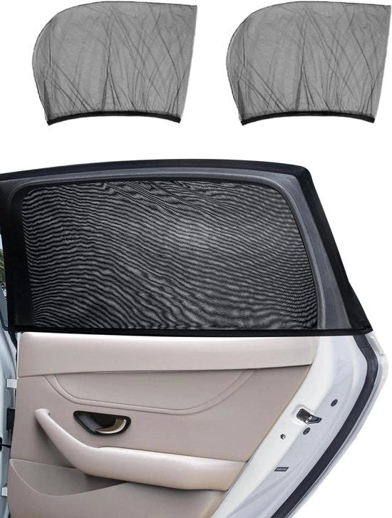 Set di ombrelli per la protezione solare universale da auto - 2 pezzi - con protezione UV - elastici - per bambini e animali domestici