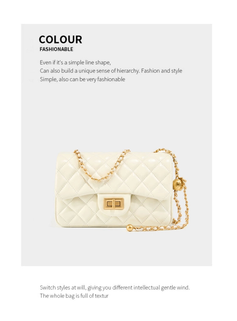 Borsa a tracolla piccola da donna in vera pelle, modello Hobo, colore bianco