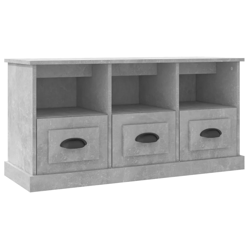 Mobile per TV-Credenza TV-Console TV Grigio Cemento 100x35x50 cm in Legno Multistrato