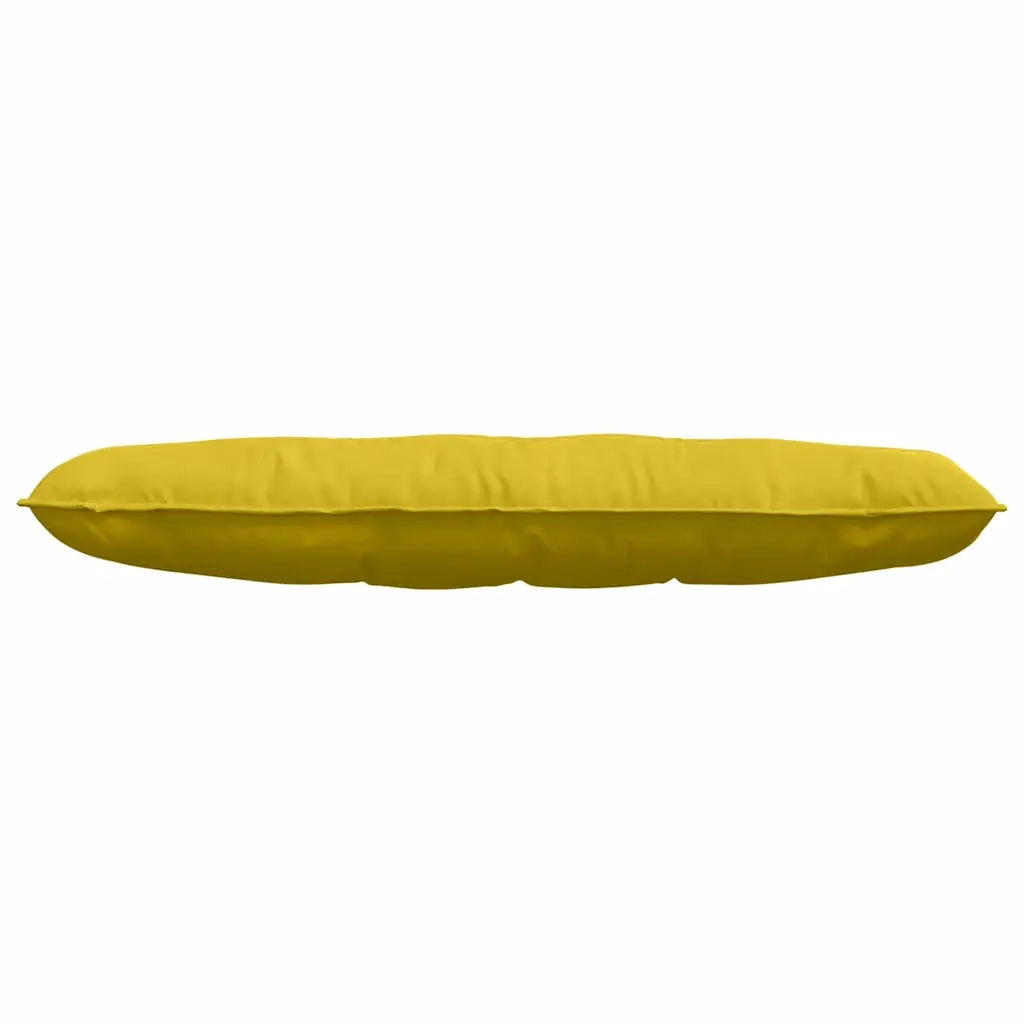 Cuscino per Schiena | Cuscino dorsale Giallo 140 x 50 cm Tessuto in Cords