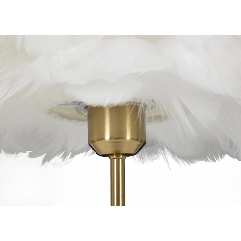 Lampadelle A Da Tavolo Ball Feather cm ø 30x50