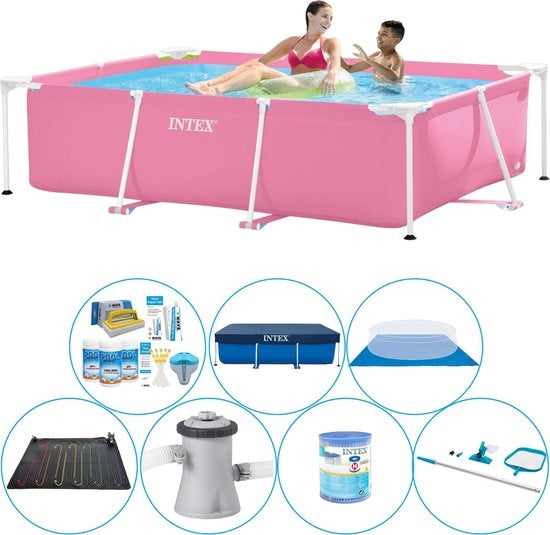 Piscina in Fondo Fissa Super Offerta - 220 x 150 x 60 cm - Rosa