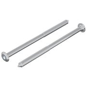 Vite 2 pz Argento M6 x 100 mm Acciaio CFW5580682