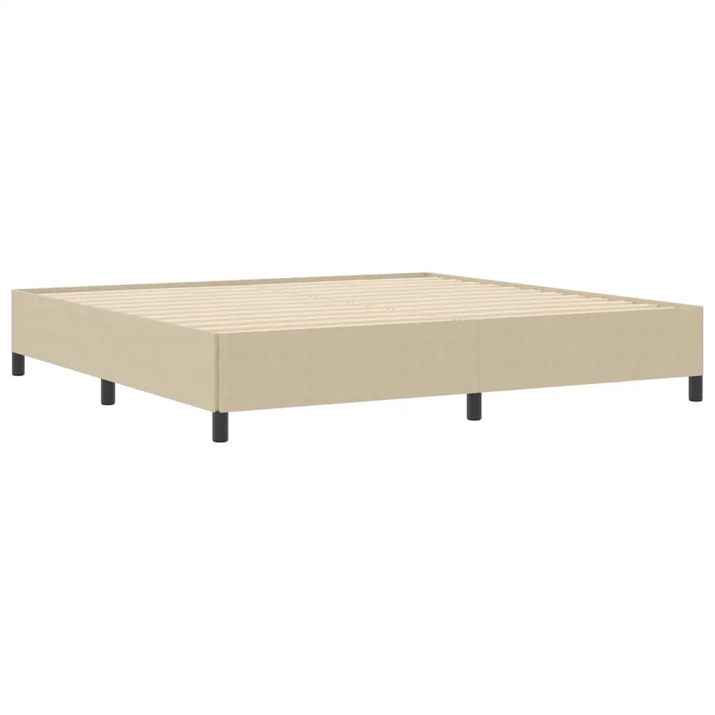Letto a molle Grigio Verde 200 x 200 cm Tessuto in Cords 42006991
