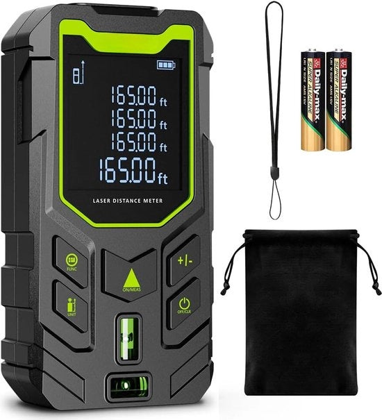 Misuratore Laser - Metro Laser - Misuratore di Distanza - Misuratore Laser di Distanza - Apparecchiatura di Misurazione - Misuratore di Distanza Laser