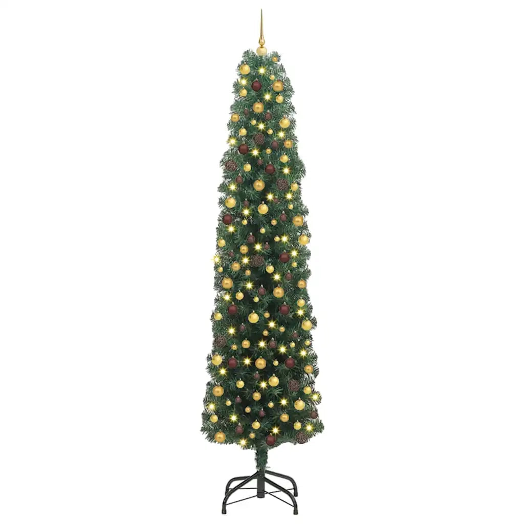 Albero di Natale artificiale con 300 LED Verde 240 cm 3394966