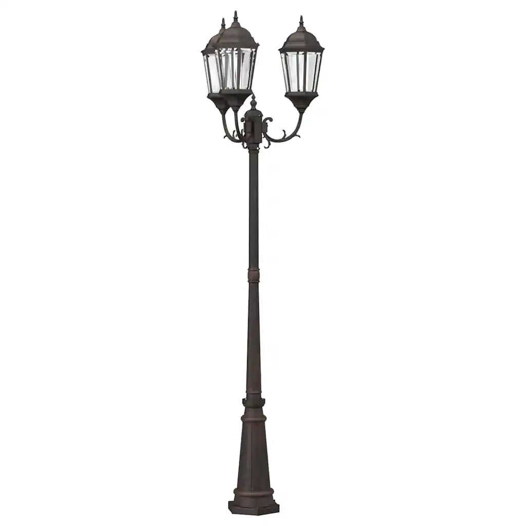 Luce da Giardino Bronzo 61 x 53 x 235 cm Alluminio e vetro CFW5200311