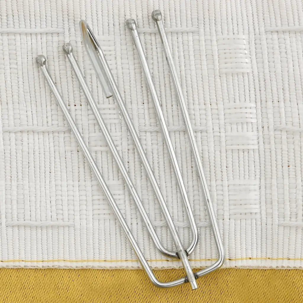 Tende Oscuranti con Ganci Effetto Lino 2 pz Gialle 140x175 cmcod mxl 95488