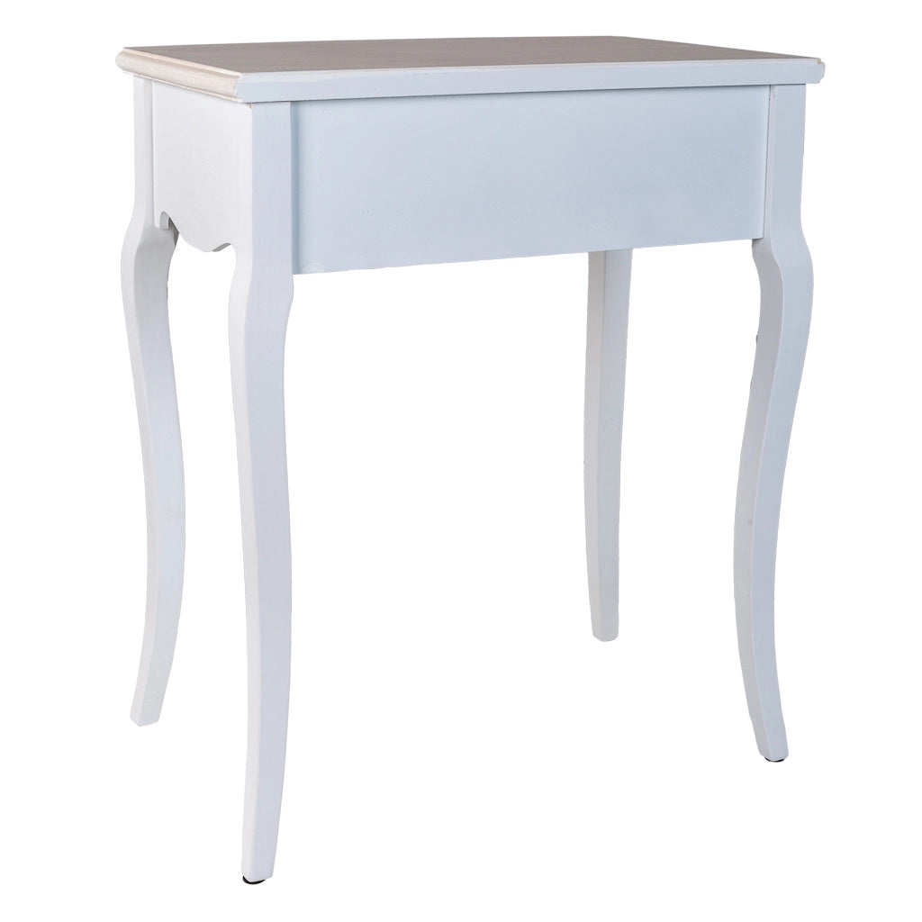 Mobile da ingresso in legno bianco 60x40x72,5h