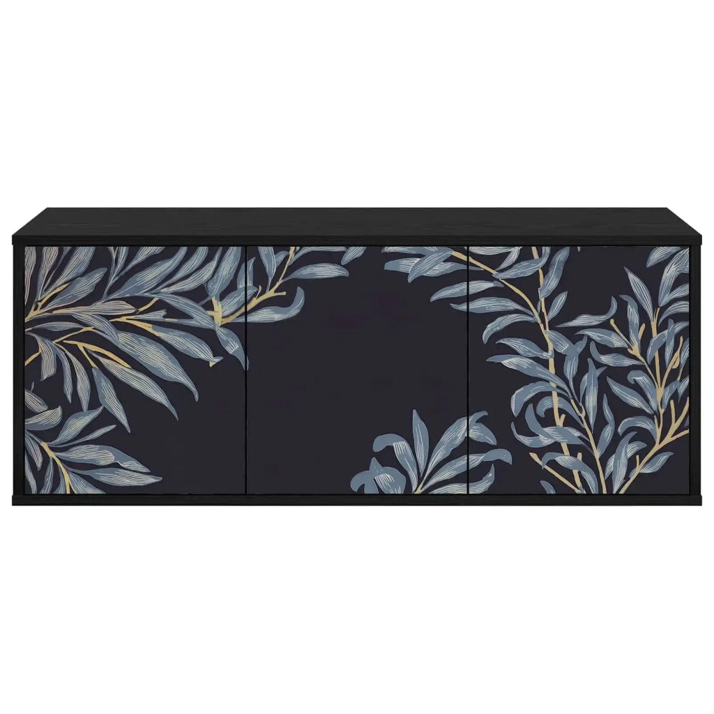 Mobile TV da Parete DOKKUM 102 x 33 x 40 cm Rovere Nero 8007166