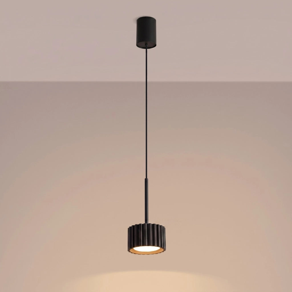Lampada a sospensione AURA 1 nero Gx53