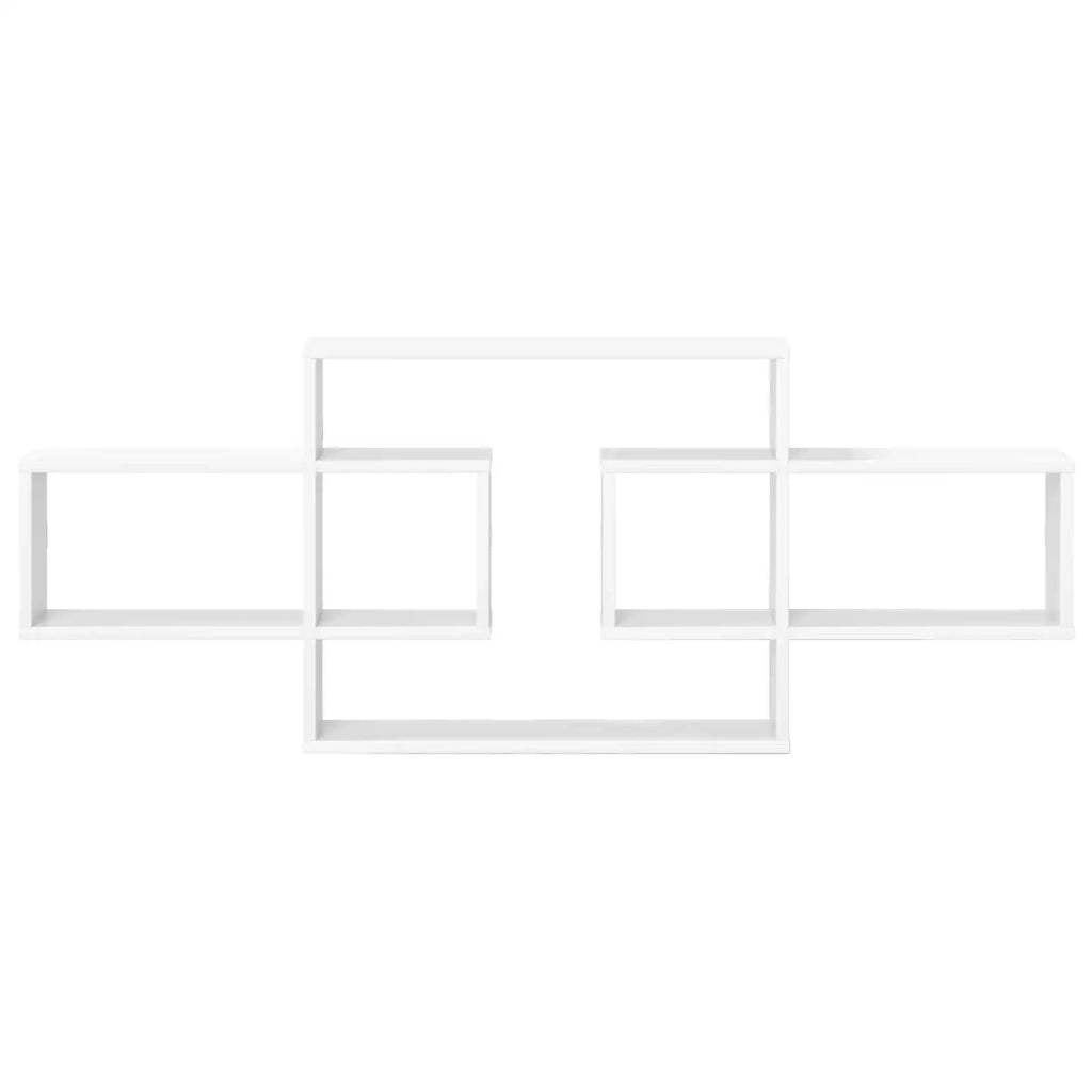 Scaffale da parete Bianco 130 x 10 x 50 cm Legno ingegnerizzato 8012452