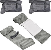 Kit di Tourniquet Tattico da 2 - 8" Banda di Aiuto per Trauma - Banda Emostatica - Banda di Compressione di Emergenza - Panno Emostatico di Emergenza - Tourniquet Militare - Kit di Primo Soccorso Esterno Unico - Per Emergenze Estreme Esterne e Camminate