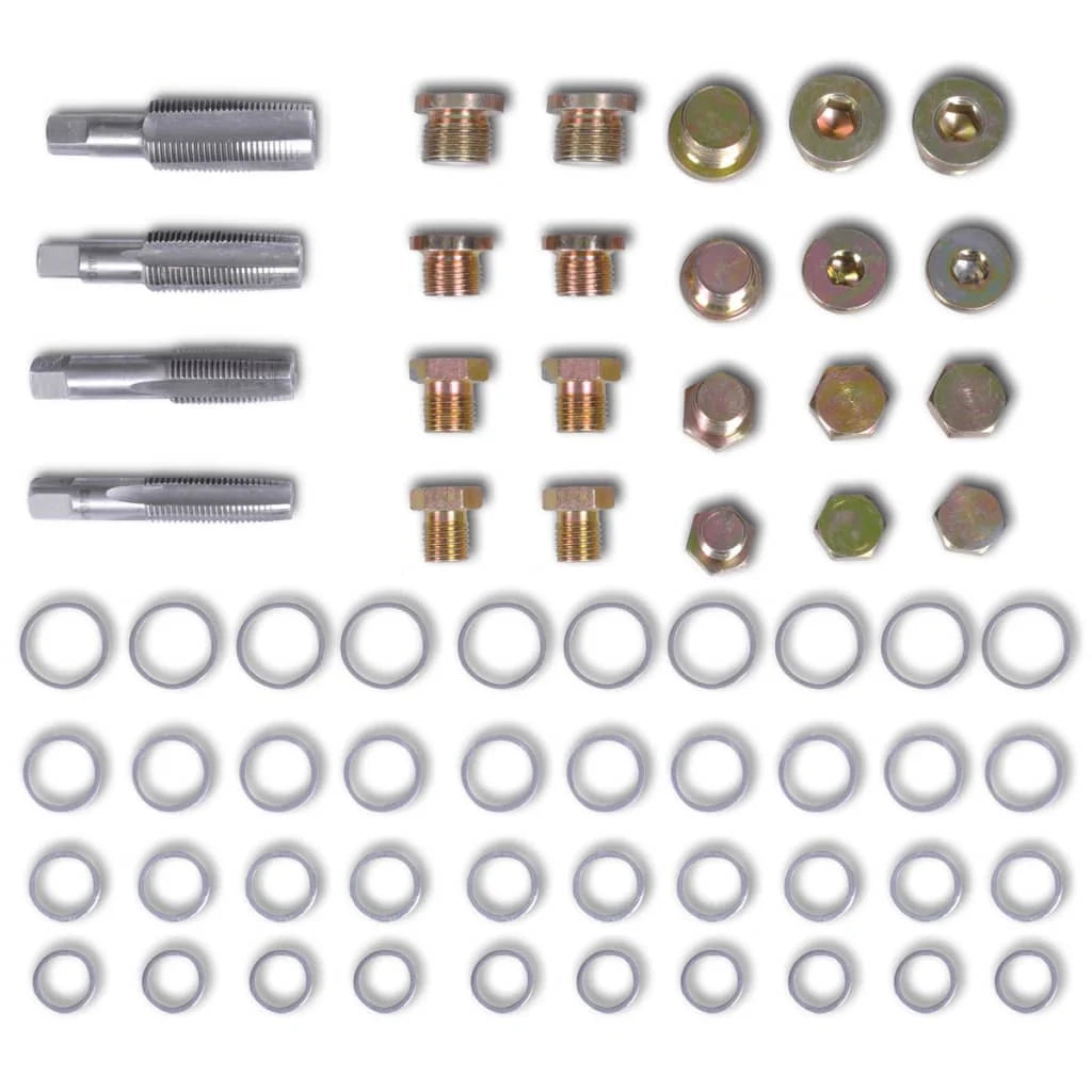 Kit di riparazione del tappo di scarico dell'olio da 64 pezzi 02_0004253