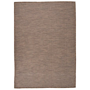 Tappeto da Esterni a Tessitura Piatta 140x200 cm Marrone cod mxl 71088