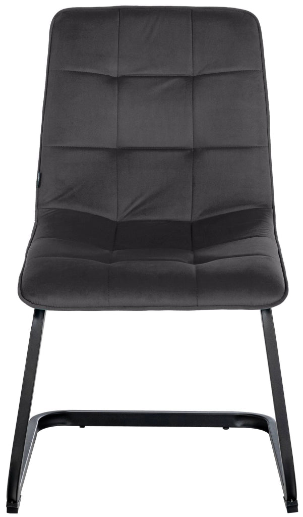 2er Set Esszimmerstuhl Vermont Samt