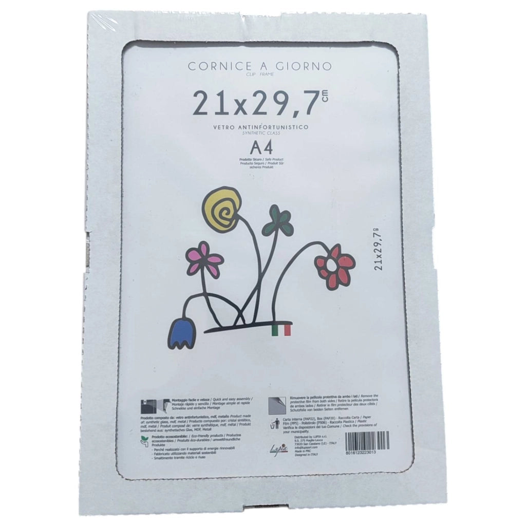 Cornice a giorno clip frame  21x29,7  A4