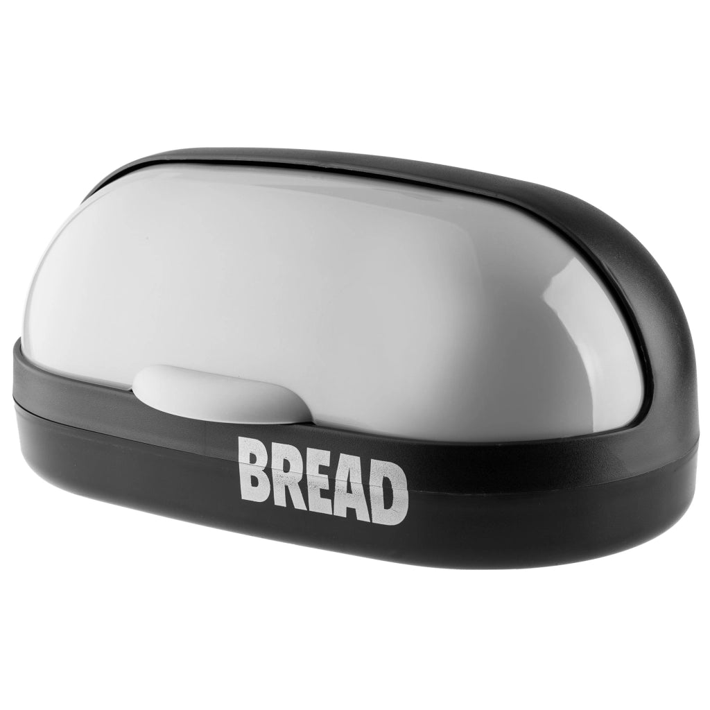 Contenitore per pane KADAX grande con coperchio, colore grigio, moderno.