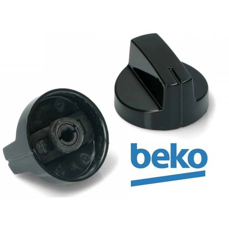 MANOPOLA Pomello fuoco NERA PIANO COTTURA BEKO ARCELIK Diametro 36mm ORIGINALE - Beko Arcelik