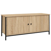 Mobile TV multimediale mensola TV credenza mobile TV per sala da pranzo soggiorno camera da letto con ante rovere Sonoma 102 x 35 x 45 cm legno ingegnerizzato marrone 02_0026899