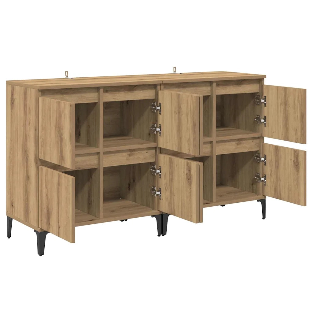 Credenza | Sideboards 2 pcs Rovere artigianale 60 x 35 x 70 cm