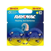 Trade Shop - 8 Pezzi Batterie Pile Per Amplifon Apparecchi Acustici Pr70 Varta Rayovac Ha 10 -