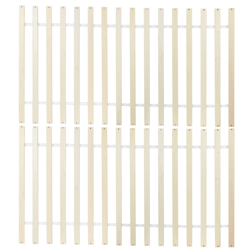 Letto matrimoniale in legno naturale marrone chiaro 180 x 200 cm con testiera in stile scandinavo