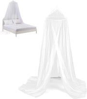 Reticolo di letto a cupola adatto per interni ed esterni - 250 x 1100 x 60 cm (bianco) Capanno