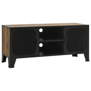 Mobile TV | Armadietto TV | Mobile Porta TV Marrone Rustico 105x36x47 cm in Metallo e MDF