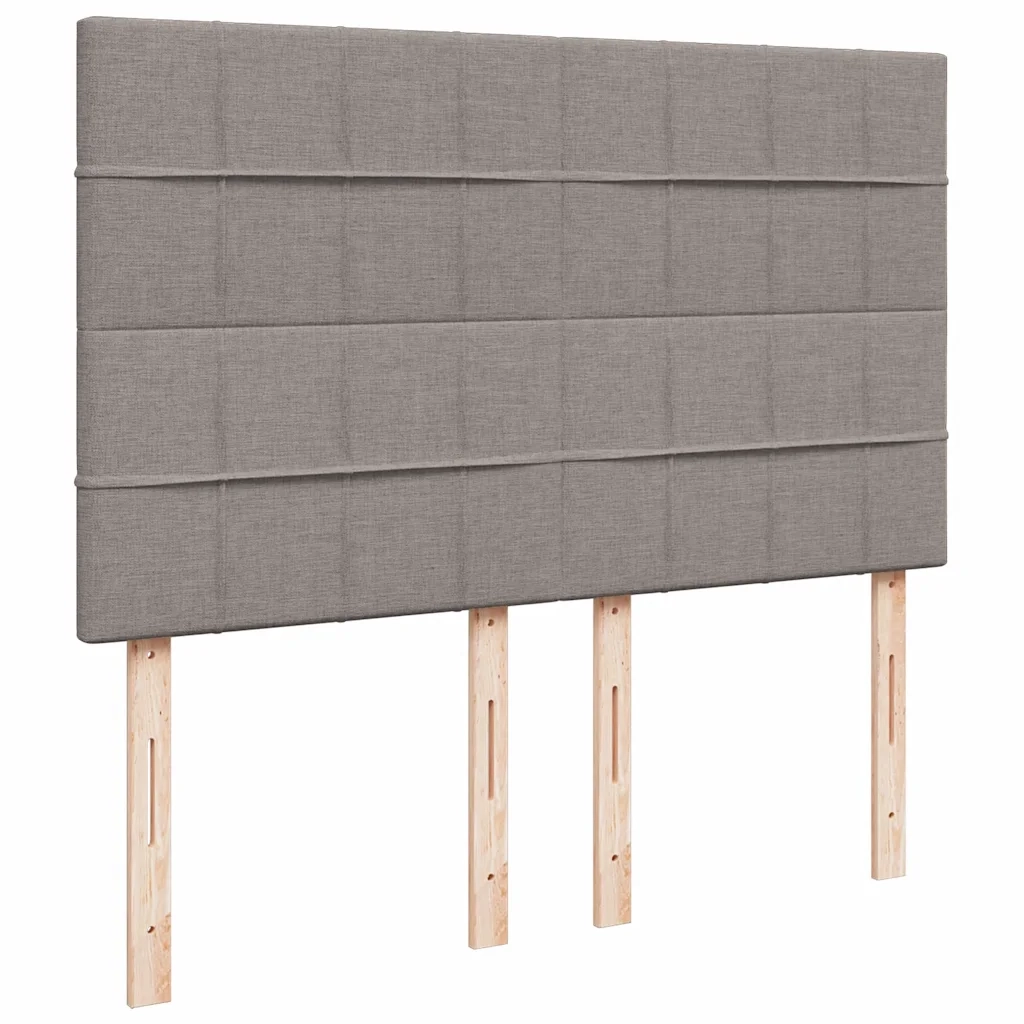 Giroletto a Molle con Materasso Tortora 160x200 cm in Tessuto 3294411