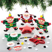 Set di decorazioni natalizie per bambini - DIY decorazioni di Natale - Decorazioni di festa per albero - Set da 6 pezzi