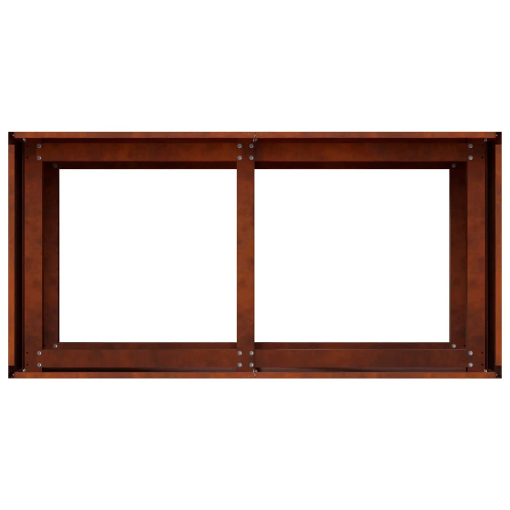Vaso da giardino Ruggine 80 x 40 x 60 cm Acciaio Corten 8005889