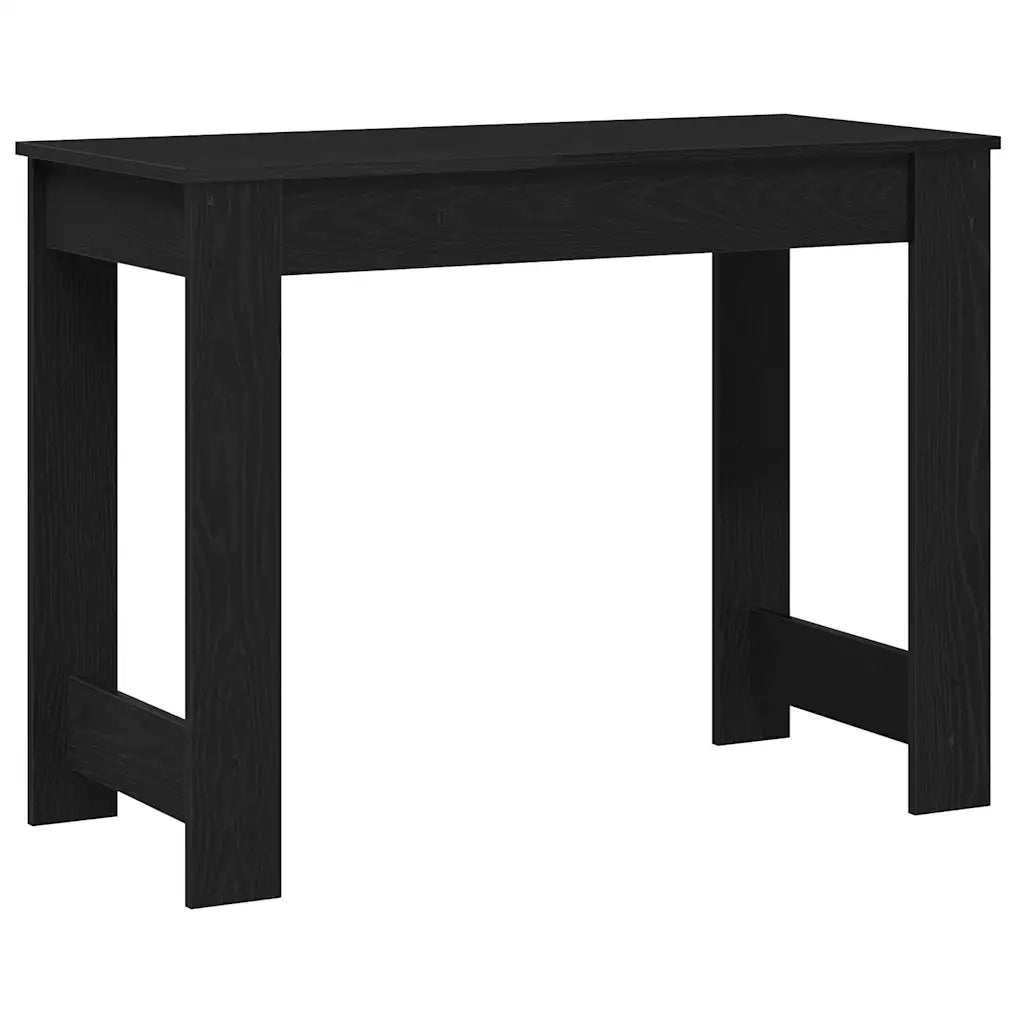 vidaXL Scrivania Nera 100x45x75 cm in Legno Multistrato