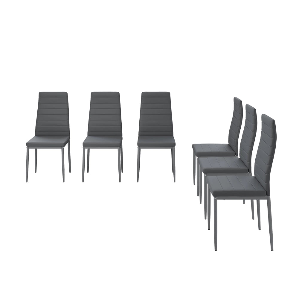 Vicco Sedie Grigio 42.5 x 48 cm Set di 6