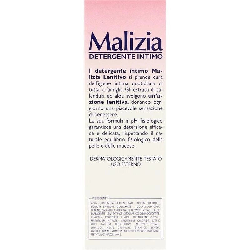 MALIZIA DETERGENTE INTIMO LENITIVO 200ML CALENDULA E ALOE