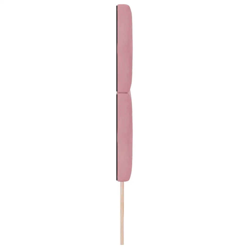 Testiera LED con strisce LED con testiera Rosa 180 cm Velluto 3338377