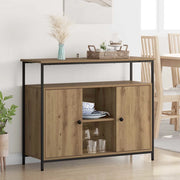 Credenza Rovere artigianale 100 x 35 x 80 cm Legno multistrato