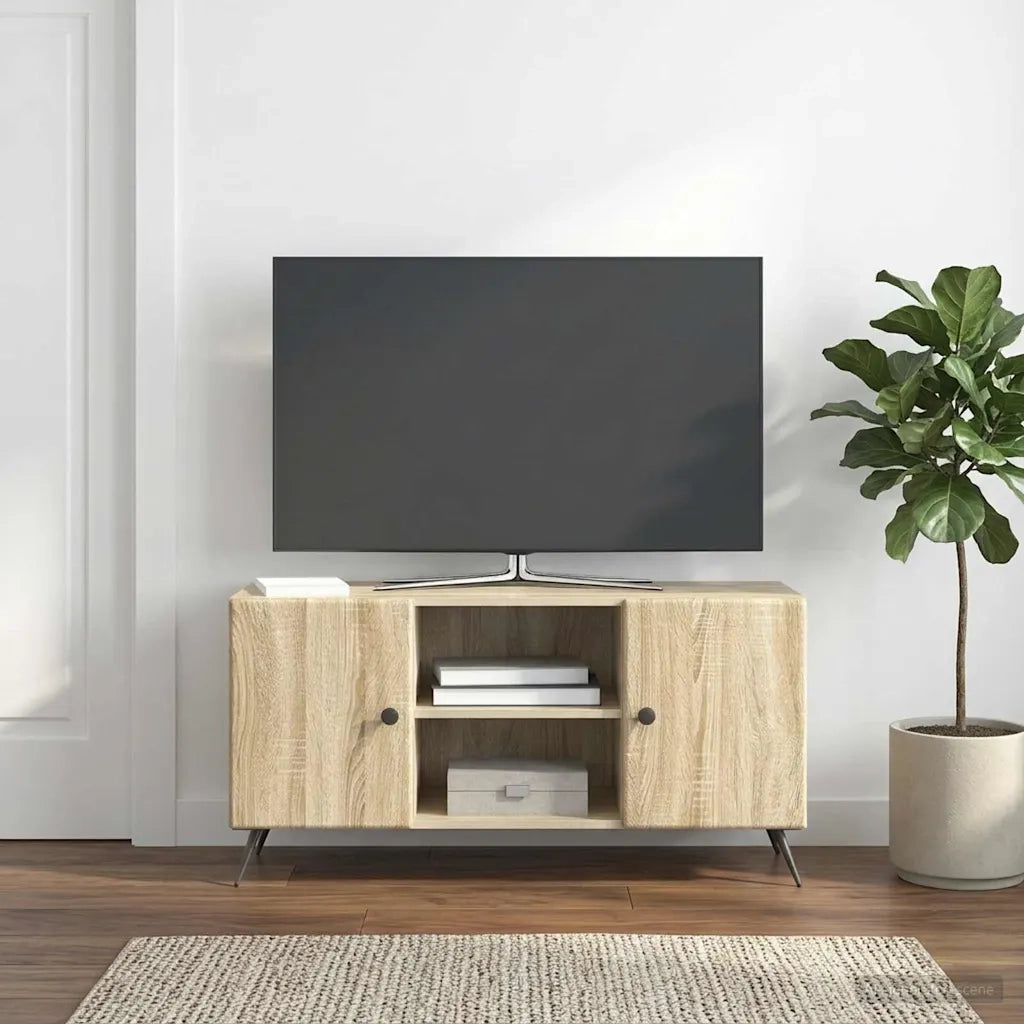 Mobile TV Rovere Sonoma 102 x 34,5 x 50 cm Legno ingegnerizzato 895617